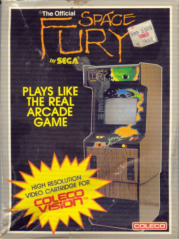 Space Fury box art for Colecovision